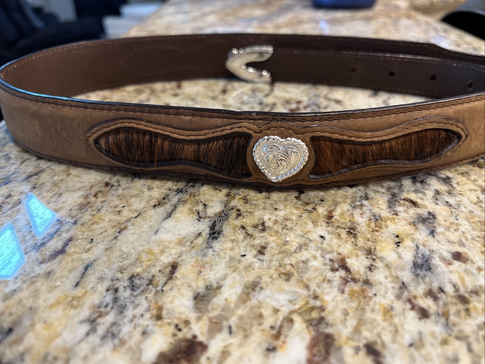 ranger genuine leather belt size 30 womens WB522 With Belt Buckle