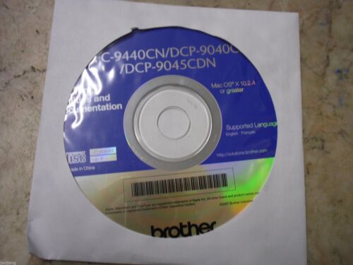 New! Genuine Brother MFC 9440CN DCP 9040CN Printer CD Software Drivers Utilities - Picture 1 of 1