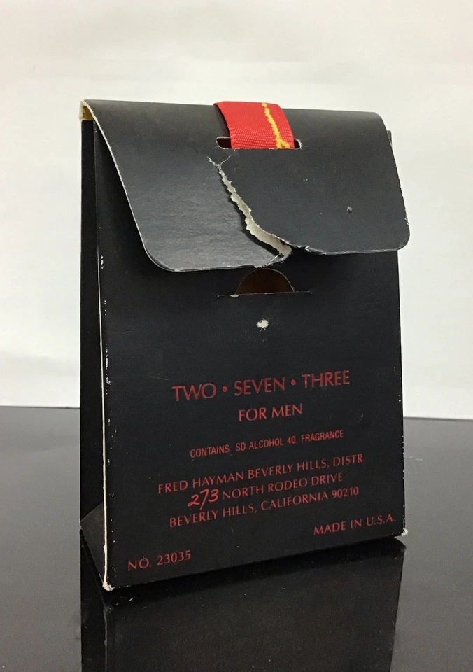 273 Excepcional Colonia Para Hombres Fred Hayman Beverly Hills Mini 1/8 Fl Oz. Foto 3 de 4
