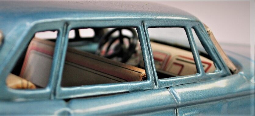 Vintage 1963 Plymouth Valiant - Friction Tin Toy Car - Made Vintage 1963 Plymouth Valiant - Friction Tin Toy Car - Made