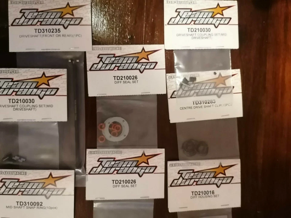 TEAM DURANGO DNX408 DNX408T LOT NEW ORIGINAL PARTS Transmition /Diff set RC - Image 2 of 4