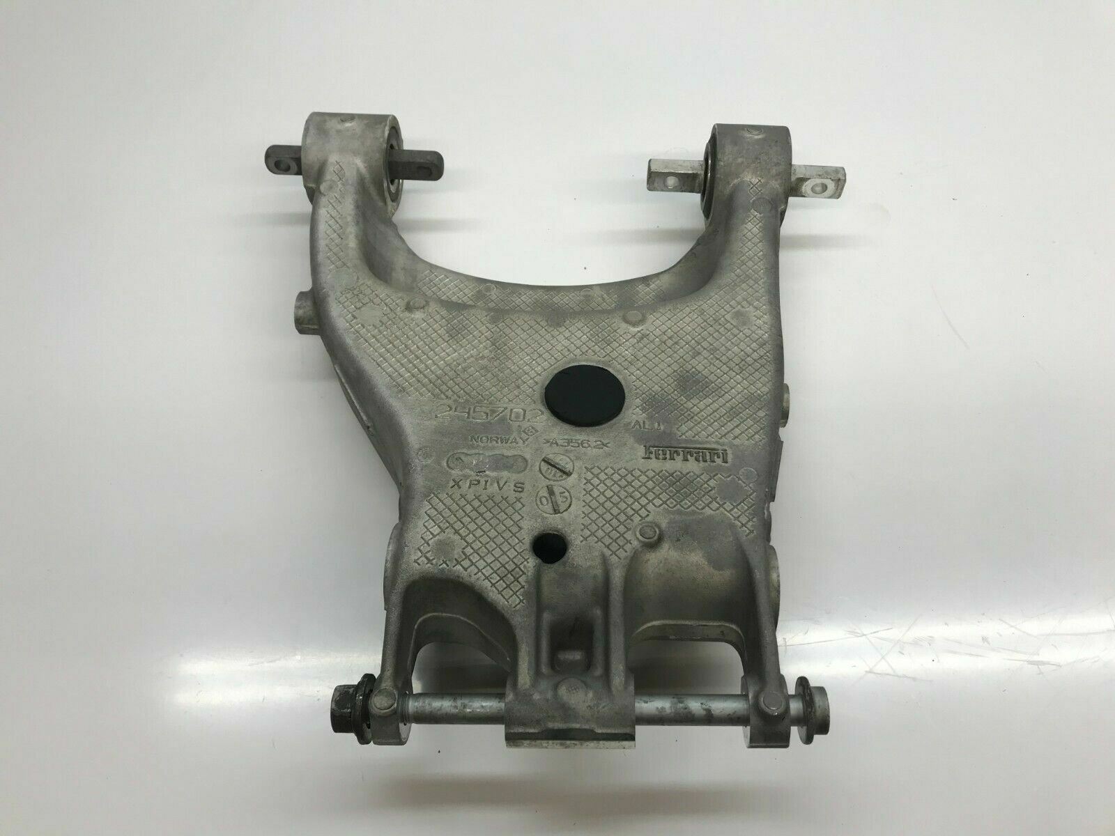 FERRARI 458 ITALIA DRIVER LEFT SIDE LOWER REAR CONTROL ARM OEM 261002 245702