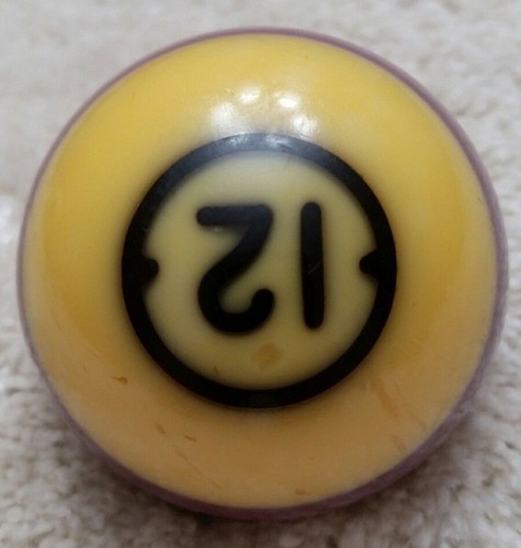 #12 Pool Ball. Antique, Vintage And Current Style Balls. Many To Choose From. - Picture 120 of 615