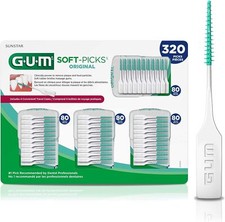 Gum Soft Picks Original 320 Count Dental Picks For Healthy Gums And Teeth