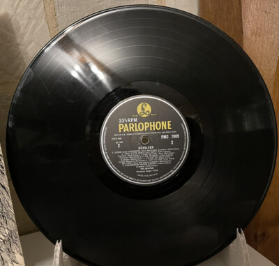 THE BEATLES RARE REVOLVER VINYL LP XEX 605 2 DR ROBERT PMC