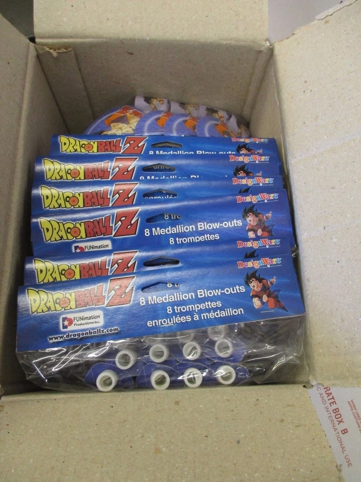 (lote de 48) DragonBall Z Blow-Outs Fiesta Regalo Favores TOTALMENTE NUEVO SELLADO DE FÁBRICA Foto 3 de 4