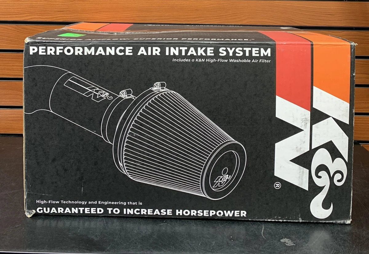 K＆N Cold Air Intake Kit High Performance, Guaranteed to Increase