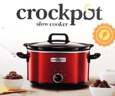 Crock-Pot SCV400RD-050 Schongarer 3.5 Liter Warmhaltefunktion Rot Crockpot NEU