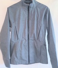 Aether Womens Size 1/XS Zip Front Rain Jacket Grey