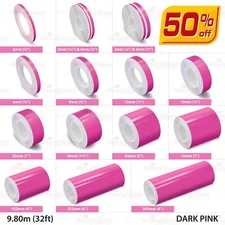 MAGENTA Roll Pin Stripe PinStriping Solid Line Adhesive Tape Vinyl Car STICKER