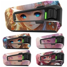 Glossy Anime Princess Wrap Sticker Cover x1 For Cardo Packtalk Edge Device
