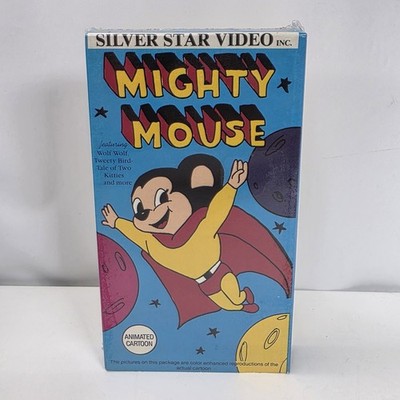 Rare vintage Mighty Mouse VHS by Silver Star Video Inc. New. 