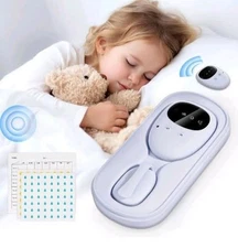 Wireless Bedwetting Alarm for All Age Receiver 3 Mode Setting USB Rechargeable