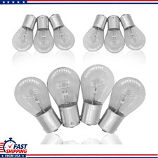 10 Sets 1141 12v21w Flat Foot Single Light Bulbs Brake Marker And Tail Light
