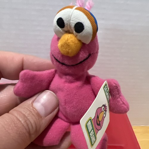 Kelloggs Sesame Street Telly Monster Mini Beans Cereal Toy 1999 Rare - Picture 9 of 10