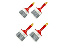 4 x 4" Inch Paint Brush Brushes Decorating Wall Fence Home Decks House Wood Set