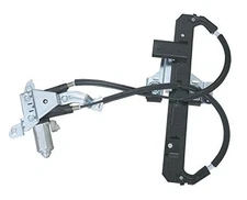  Fit Rear Driver (left) Side Power Window Regulator w/Motor For 02-06 Cadillac 