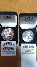 Shohei Otani MLB MVP Coin Set 2021 2025 Angels Baseball Commemorative Medal