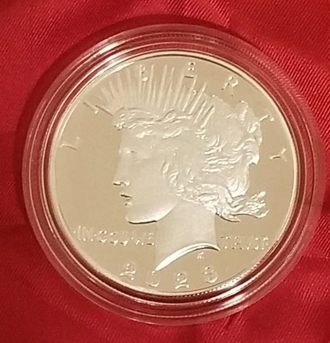 2023 S - UNITED STATES SILVER PEACE DOLLAR PROOF, 99.9%  SILVER/0.859 TROY OUNCE