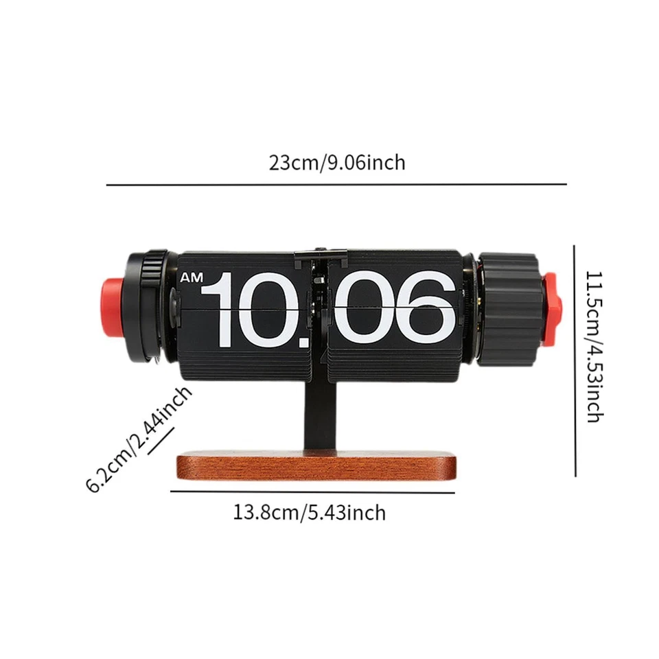 Flip Table Clock Digital Flip Down Clock Birthday Gift Retro Decorative Clock - Image 3 of 4