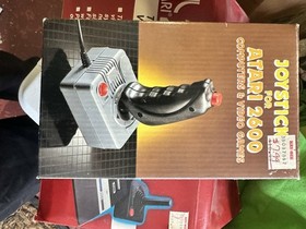 Atari 2600 Video Game Console Black RF Connectivity Box Plays Hundreds of Games