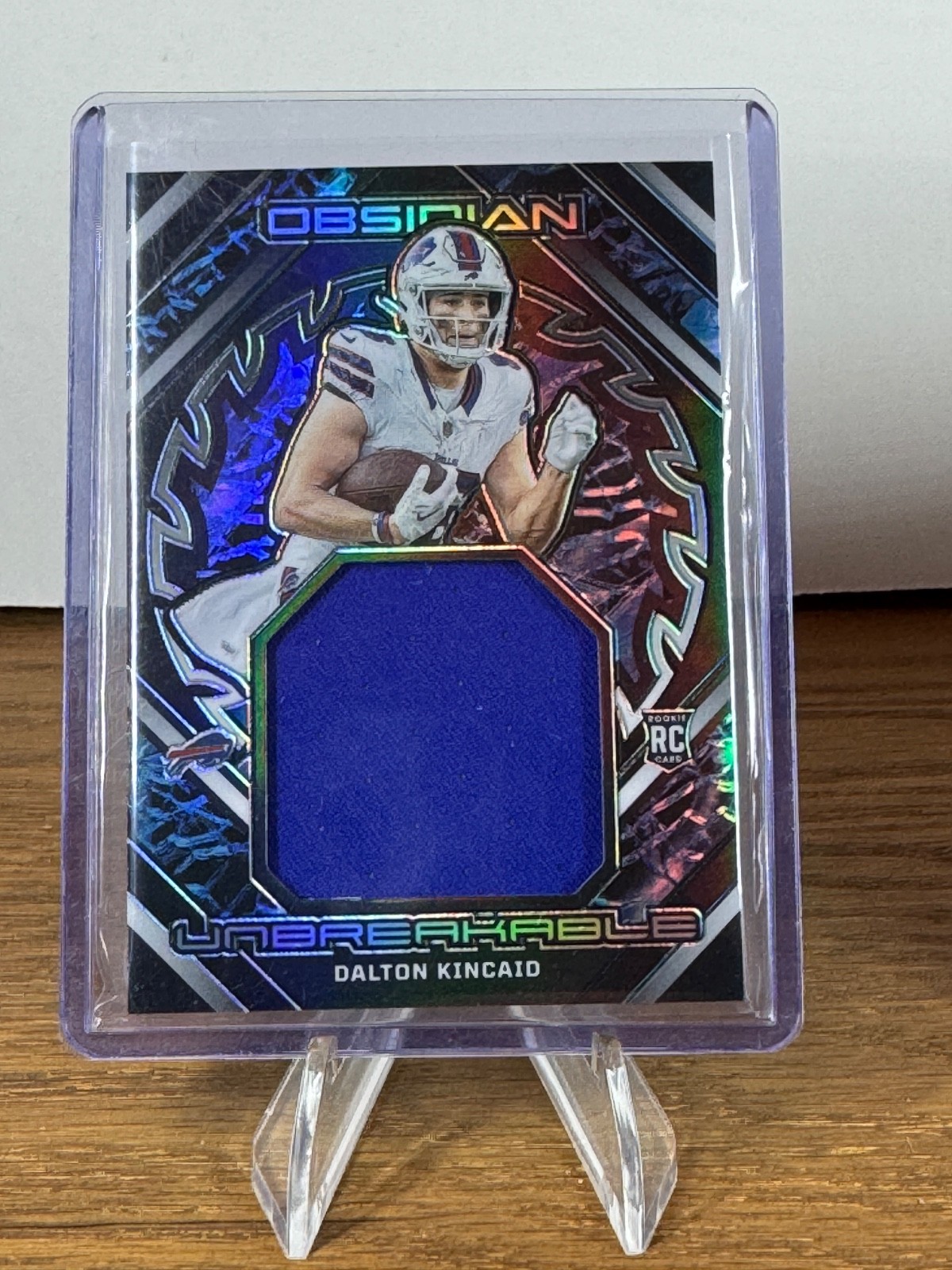 2023 Panini Obsidian - Unbreakable Dalton Kincaid Elec Etch Purple /75 (MEM, RC)