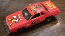 1:64 Scale 1978 Dodge Monaco Coupe Fire Chiefs Car Toy 3⅛" KidCo Loose Car 