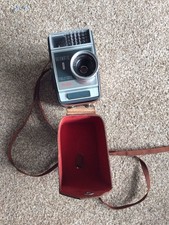 Kodak Automatic 8 8mm Movie Camera (with Leather Case) Runs but not Film Tested