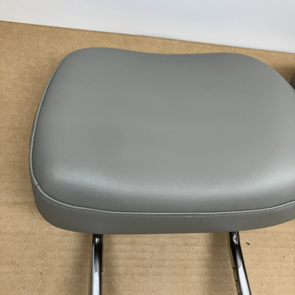 2 piezas Dodge Durango 2011-18, Jeep Grand Cherokee OEM reposacabezas delantero cuero gris Foto 2 de 4