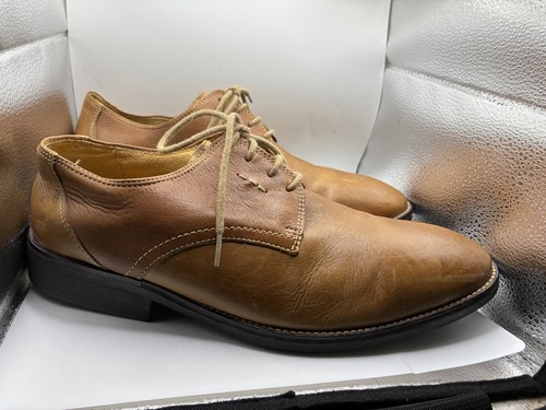 Sandro Ransom Comfort Gel Leather Oxford Shoes Men’s 10D Brown Made in Brazil