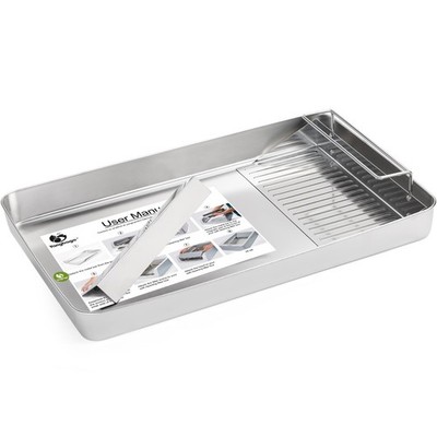Yangbaga Stainless Steel Litter Tray for Petsafe Scoop-Free + Scoop