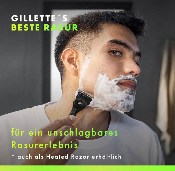 Gillette Labs Rasierer mit Reinigungs-Element 2 Klingen, Wandhalter Etui NEU