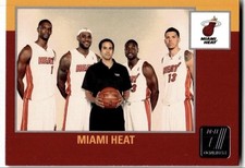 2010-11 Donruss Team Checklist LeBron James, Dwyane Wade, Chris Bosh #275 (RC)