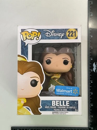 Funko Pop! Disney: Belle #221 Walmart Exclusive Vinyl Figure SEE PICS -CN C4