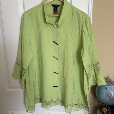 Ali Miles XL RN 12730 400% polyester lime green