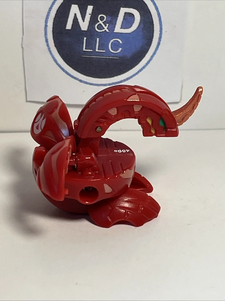 Bakugan Dragonoid B1 Red Pyrus Battle Brawlers W/Card Open Core RARE - Image 4 of 4