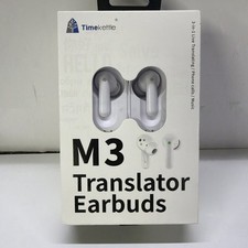 Timekettle M3 Translator Earbuds White Bluetooth Wireless In-Ear Noise Cancel