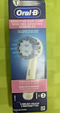 Oral-B Sensitive Gum Care Replacement Brush Heads - 3 Count Extra Soft Bristles