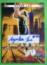 2024 Leaf Metal Women of Sport She Got Game Gold Prismatic🌟 1/1 Ayoka Lee Auto