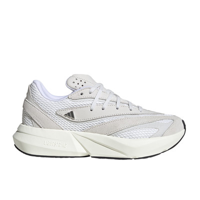 adidas Lightblaze Lace Up  Womens White Sneakers Casual Shoes JH6958
