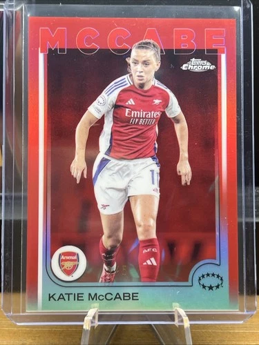 2024/25 Topps Chrome UEFA WOMEN'S Champions League KATIE MCCABE 3/5 SSP