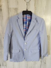 Izod Boys Light Blue Blazer 12 Reg And Light Blue Slacks 8 Reg