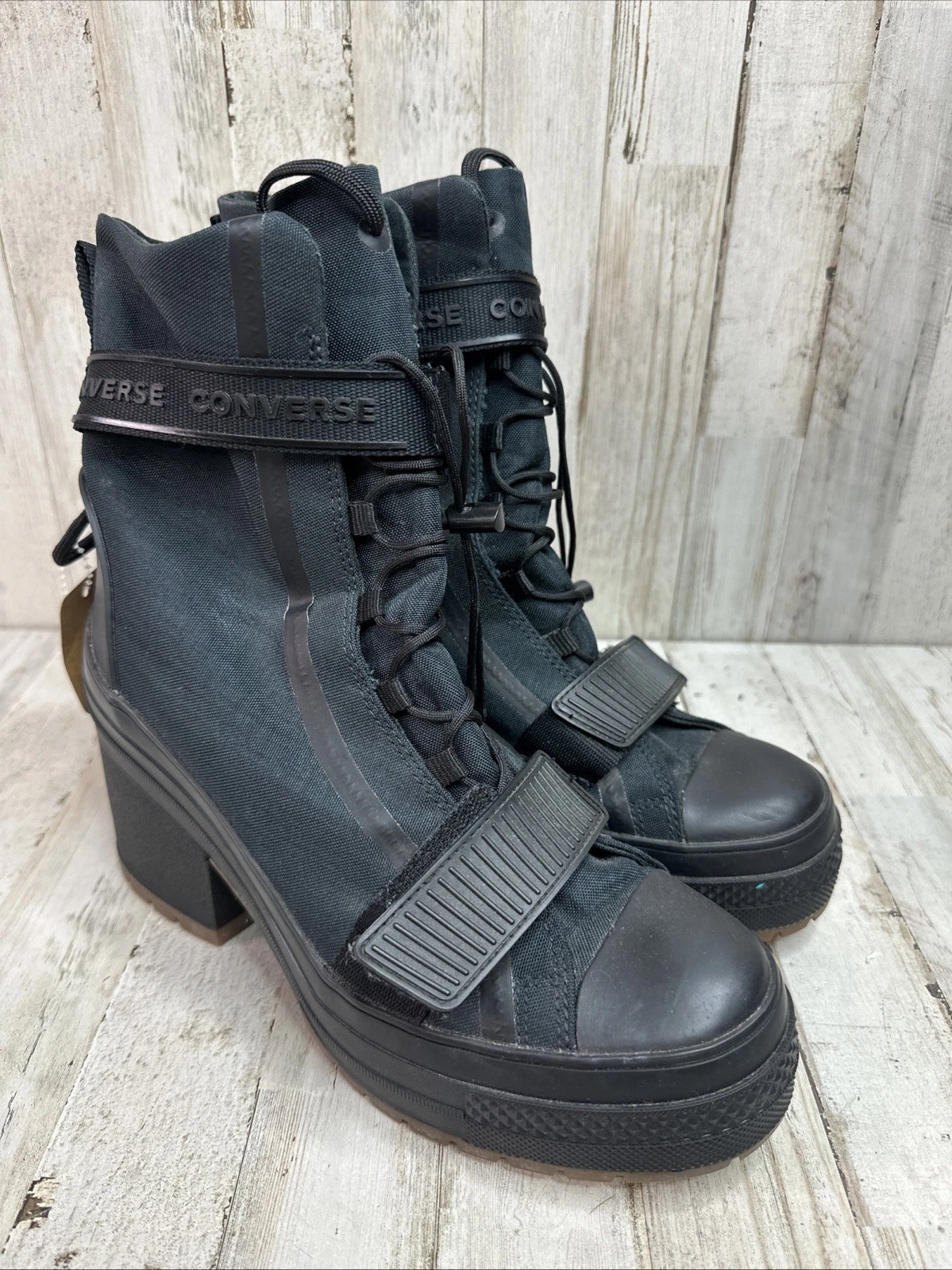 Stivali Converse Chuck Taylor All Star GR 82 XX tacco alto 563468c donna taglia 9