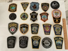 Police collectors Wholesale  patch set 20 pieces all different patches. All New