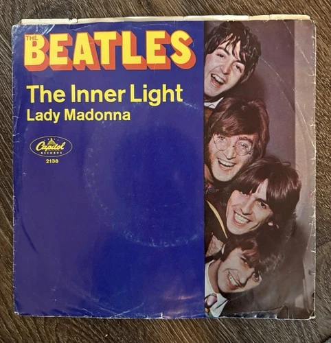 The Beatles Lady Madonna Vinyl Record 45 RPM