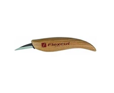 FLEXCUT Detail Knife, High Carbon Steel Blade, Ergonomic Ash Handle... Fast Ship