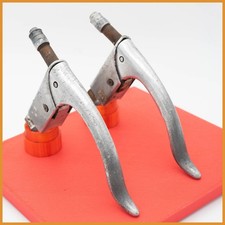 UNIVERSALE mod. 51 LEVE FRENO VINTAGE IN ALLUMINIO anni 50 OLD ROAD BIKE BICI...