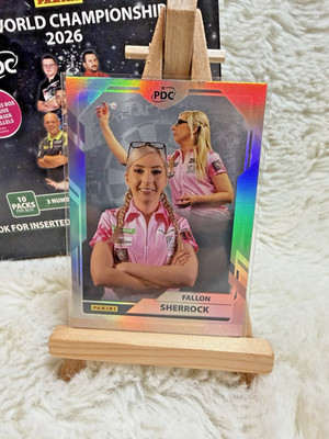 2026 Panini PDC World Championship Darts Fallon Sherrock #BA-93