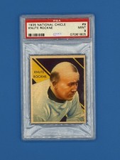 1935 National Chicle Knute Rockne PSA 9 No 10s