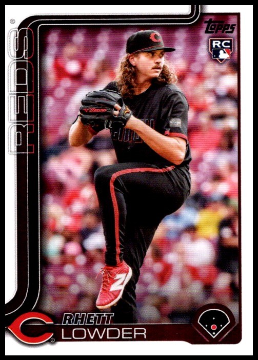 2025 Rhett Lowder Rookie Topps BASEBALL #205 Cincinnati Reds